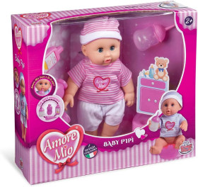 Amore Mio Baby Pipi con Accessori