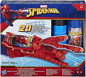 Spider Man Guanto Spararagnatele 2 in 1 Acqua e Ragnatele