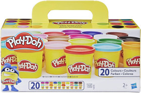 Hasbro Play Doh Confezione Super Color, 20 Vasetti Multicolore