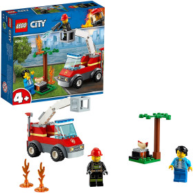 LEGO City Fire Barbecue in Fumo con Camion dei Pompieri 60212