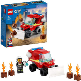 LEGO City Fire Camion dei Pompieri, Autopompa Antincendio con Minifigure di Pompiere per Bambini 5+ Anni, 60279