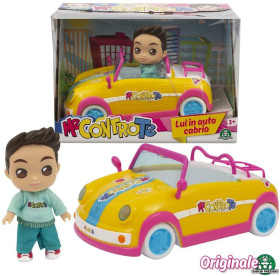 Me Contro Te- Giochi Preziosi Mini Doll 12 cm Luì in Auto Cabrio MEC30000