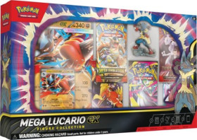 Pokemon Collezione con Statuina Mega Lucario-EX (IT)
