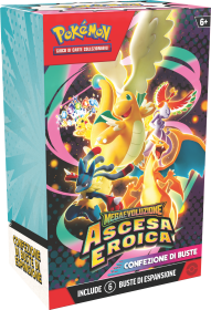 Pokemon Bundle 6 Bustine Ascesa Eroica Sigillato