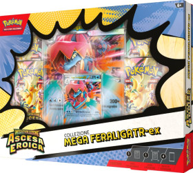 Pokemon Ex Box Ascesa Eroica Mega Feraligater Ex 
