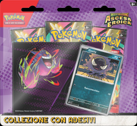 Pokemon Blister 3 Bustine Ascesa Eroica Gastky 