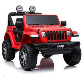 jwr555r  JEEP WRANGLER RUBICON ROSSA R/C 12V