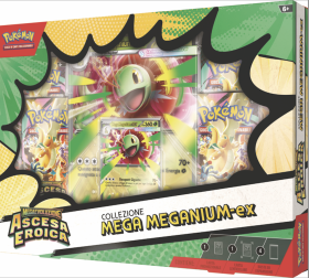 Pokemon Ex Box Ascesa Eroica Mega Meganium- Ex 