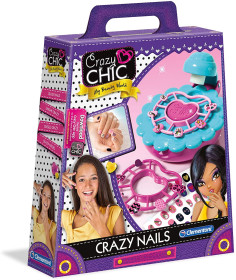 Clementoni Chic-Crazy Nails, Multicolore, 18512